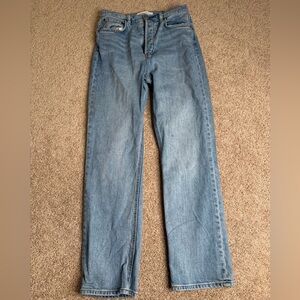 Denim Forum Aritzia The Arlo High Rise Straight Jeans Size 28